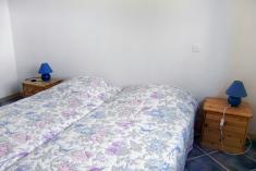 Zimmer mit 2 Betten in der Ferienwohnung Lavande<br />